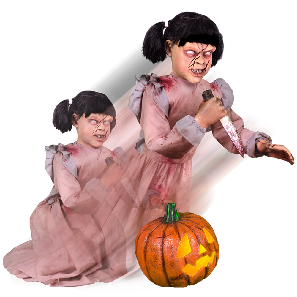 Lunging Pumpkin Carver™ (Carly Carver™)