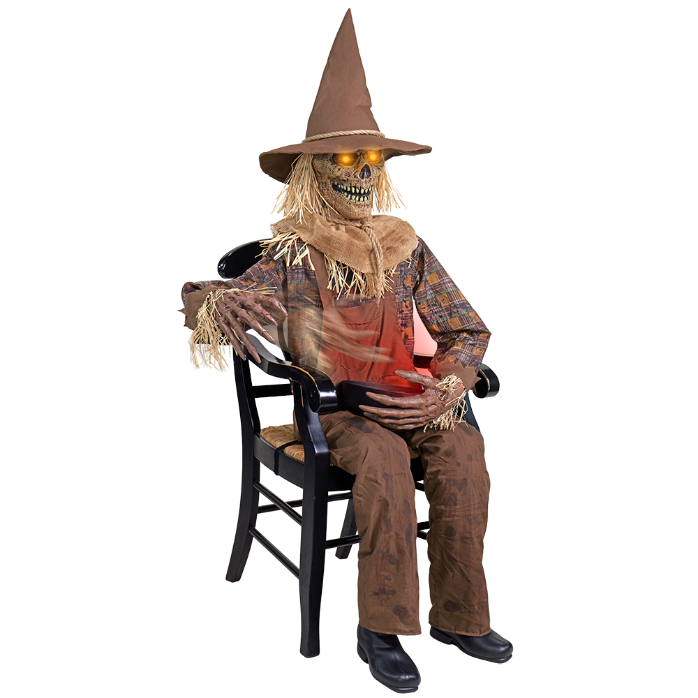 Swiping Scarecrow Animated Decoration™